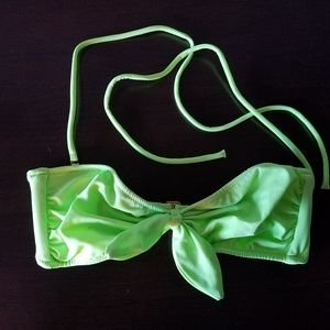 Victoria's Secrety XS lime green bandeau top